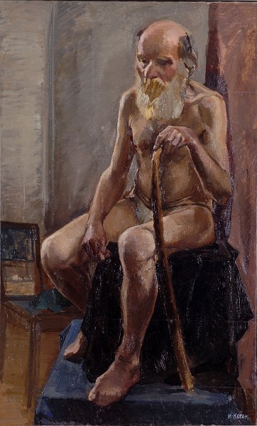 Model 1934 oil  on canvas 113x68